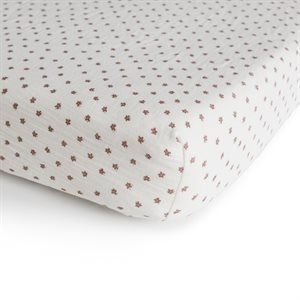 Mushie Crib Sheet - Small - Bloom